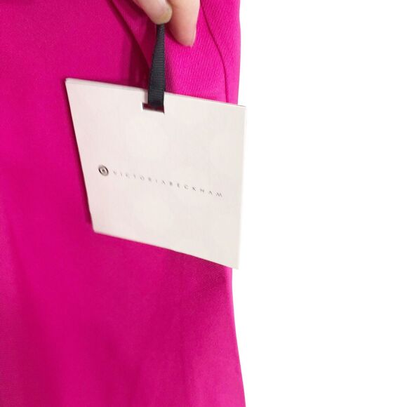 Victoria Beckham for Target 2X Pink Mini Dress White Trim Mod NWT - Picture 6 of 12